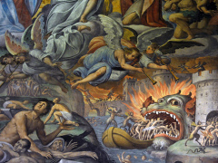 affresco nella chiesa di Peglio